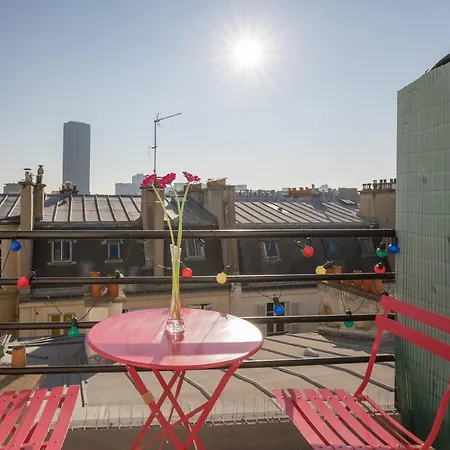 Eiffel Tower View + Terrace Saint Germain Des Pres דירה