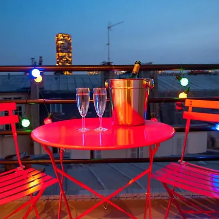 Eiffel Tower View + Terrace Saint Germain Des Pres
